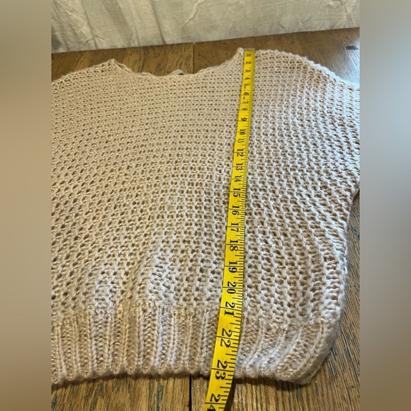 🤎NWOT Chunky Knit Beige Sweater - Active USA (S) - Picture 4 of 8